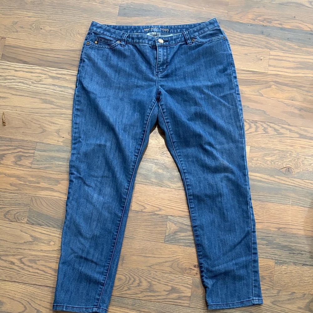 Michael Kors Dark Blue Ankle Jeans